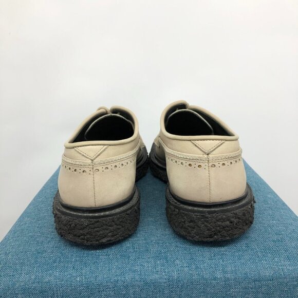 Adieu Paris Beige Black Brogue Casual Dress Shoes Size 10-10.5 - Picture 5 of 16